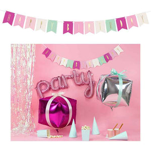Happy Birthday,Geburtstagsdekoration,girlande,banner
