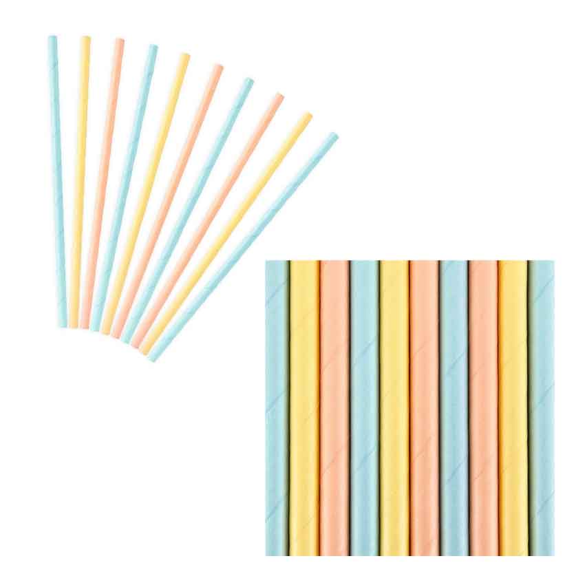 Trinkstrohhalm,Trinkhalm,Partydeko,bunt,summer time,gestreift,Papierstrohhalm