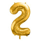Folienballon golden 86 cm