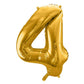 Folienballon golden 86 cm