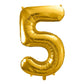 Folienballon golden 86 cm