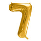 Folienballon golden 86 cm