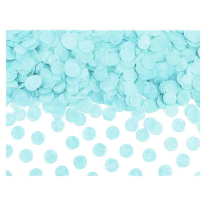 Deko,Konfetti,Papier,Schnipsel,Streumaterial,Geburtstag,rund,Kreise,Karneval,Fasching,hellblau