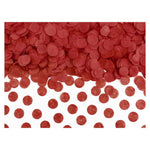 Deko,Konfetti,Papier,Schnipsel,Streumaterial,Geburtstag,rund,Kreise,Karneval,Fasching,rot