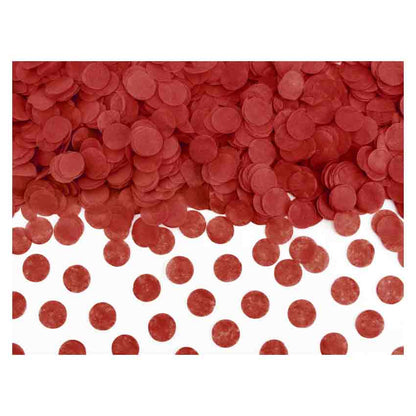 Deko,Konfetti,Papier,Schnipsel,Streumaterial,Geburtstag,rund,Kreise,Karneval,Fasching,rot