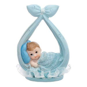 Tortenfigur,Tortenaufsatz,Gastgeschenk,Baby,Babyfigur,Junge,Geburt,Tischdekoartion,Taufe,Baby in Schale,