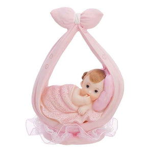 Tortenfigur,Tortenaufsatz,Gastgeschenk,Baby,Babyfigur,Mädchen,Geburt,Tischdekoartion,Taufe,Baby in Schale