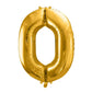 Folienballon,Luftbefüllung,Zahlenballon,gold,Geburtstag,Geschenk,mit Zahlen dekorieren,glänzend,Fotorequisite,Goldene Hochzeit