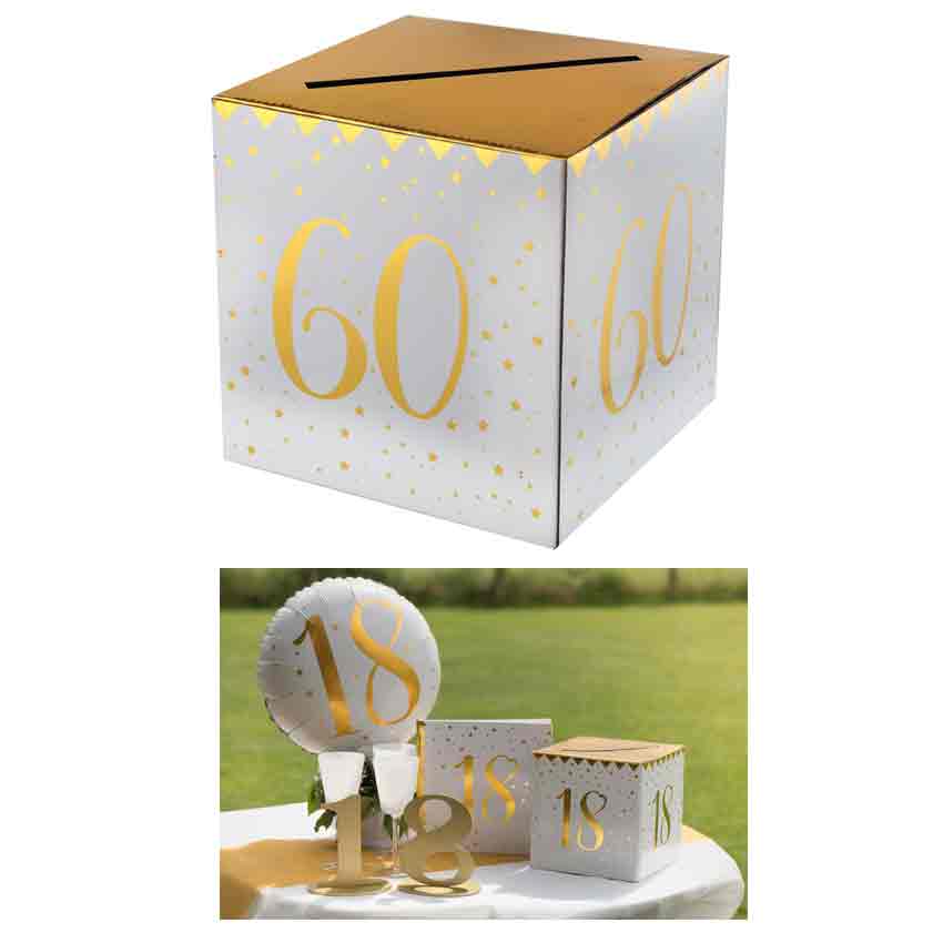 Geschenk,Box,Kiste,Geld,Geschenk,Karte,Umschlag,Geburtstag,weiß,gold