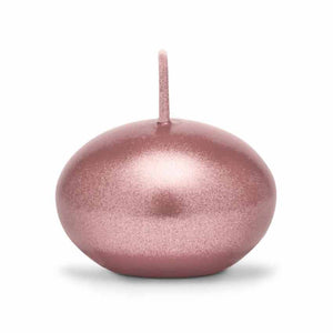 Kerze, Schwimmkerze,Kerzenlicht,kleine Kerzen, Kerzenset, Brenndauer 2 Stunden, metallic, Rosegold, Rosé gold