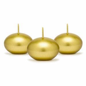 Kerze, Schwimmkerze, Kerzenlicht,kleine Kerzen, Kerzenset, Brenndauer 2 Stunden, metallic, glänzende Kerzen,gold