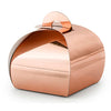 Geschenkschachteln rundlich 10 Stück - Roségold
