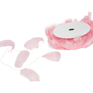 Federngirlande rosa