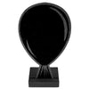 Tischaufsteller Ballon 15 cm zum Beschriften - Schwarz