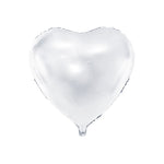 Folienballon Herz weiß