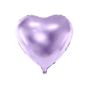 Folienballon Herz flieder