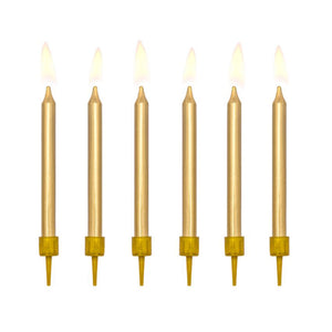 goldene Geburtstagskerzen
