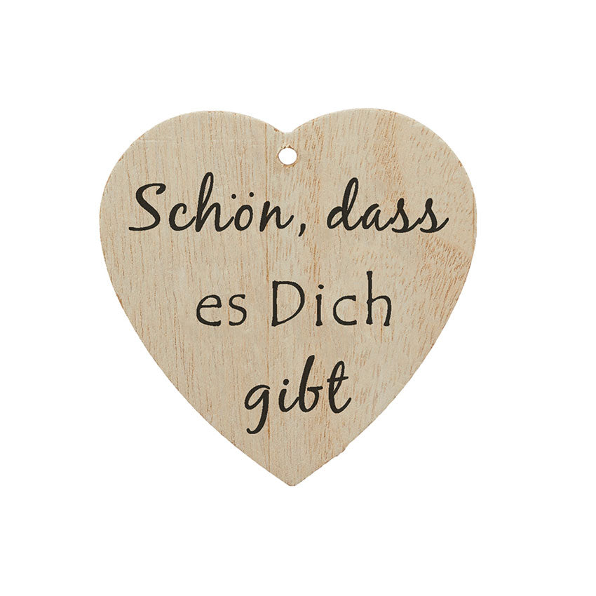 kleiner Anhänger Holzherz