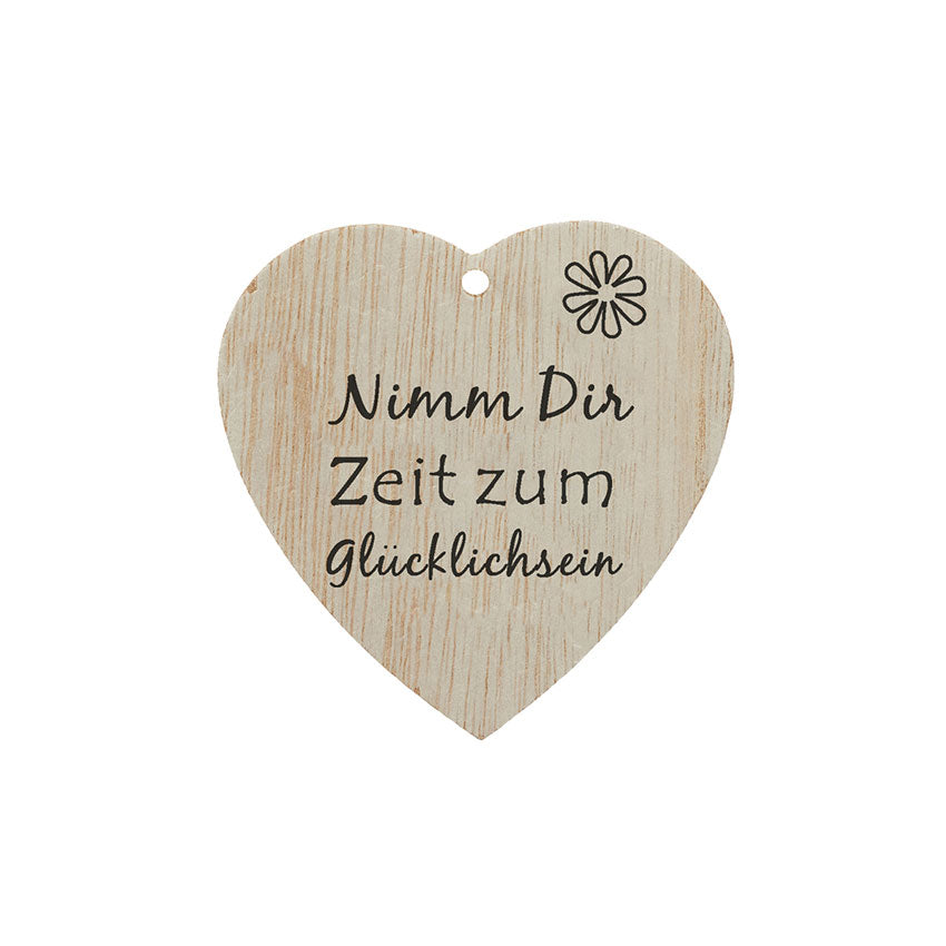 kleiner Anhänger Holzherz