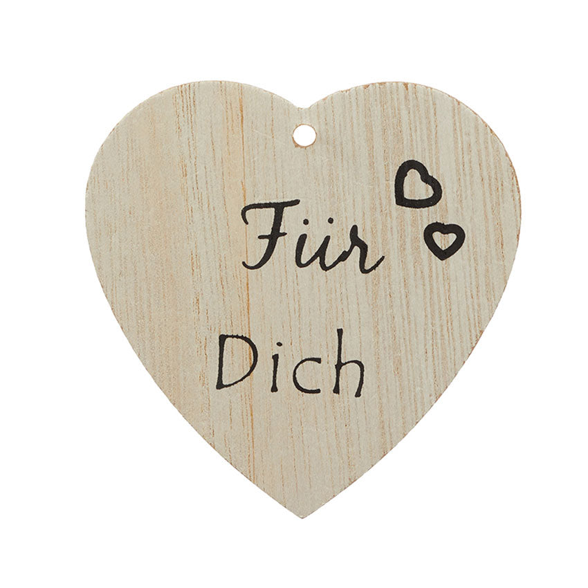 kleiner Anhänger Holzherz
