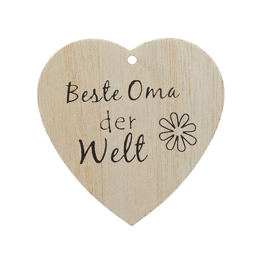 kleiner Anhänger Holzherz