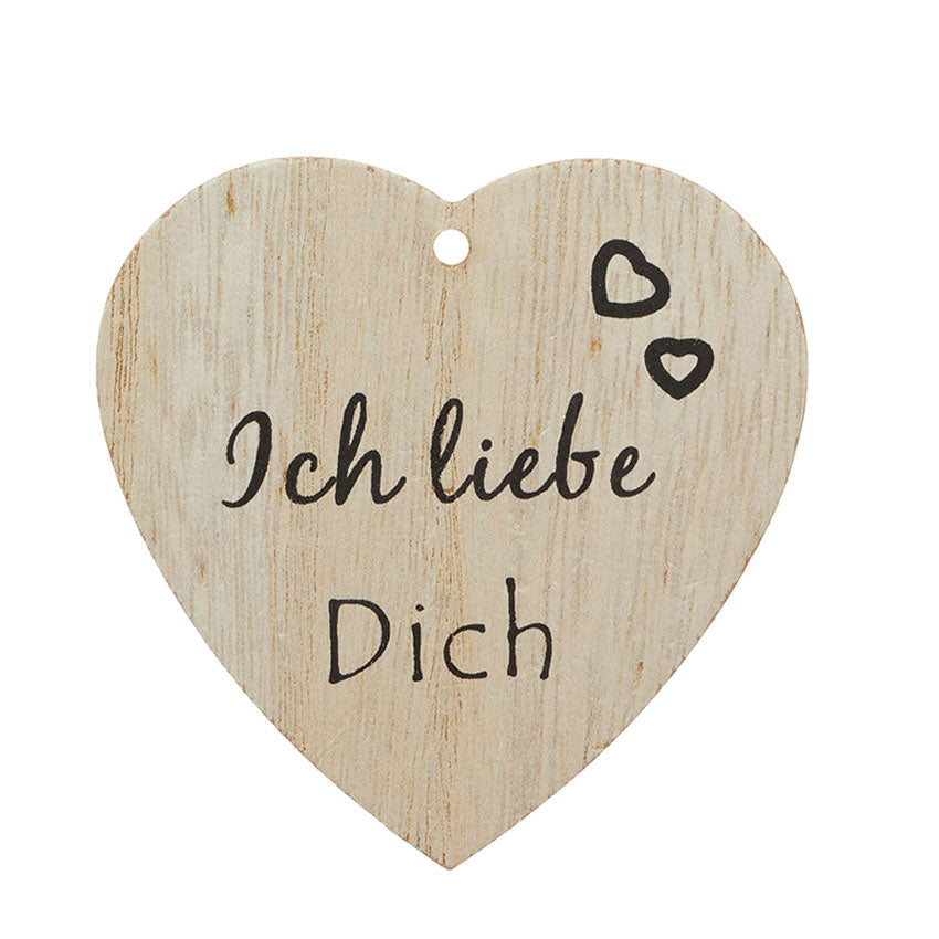kleiner Anhänger Holzherz