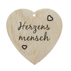 kleiner Anhänger Holzherz