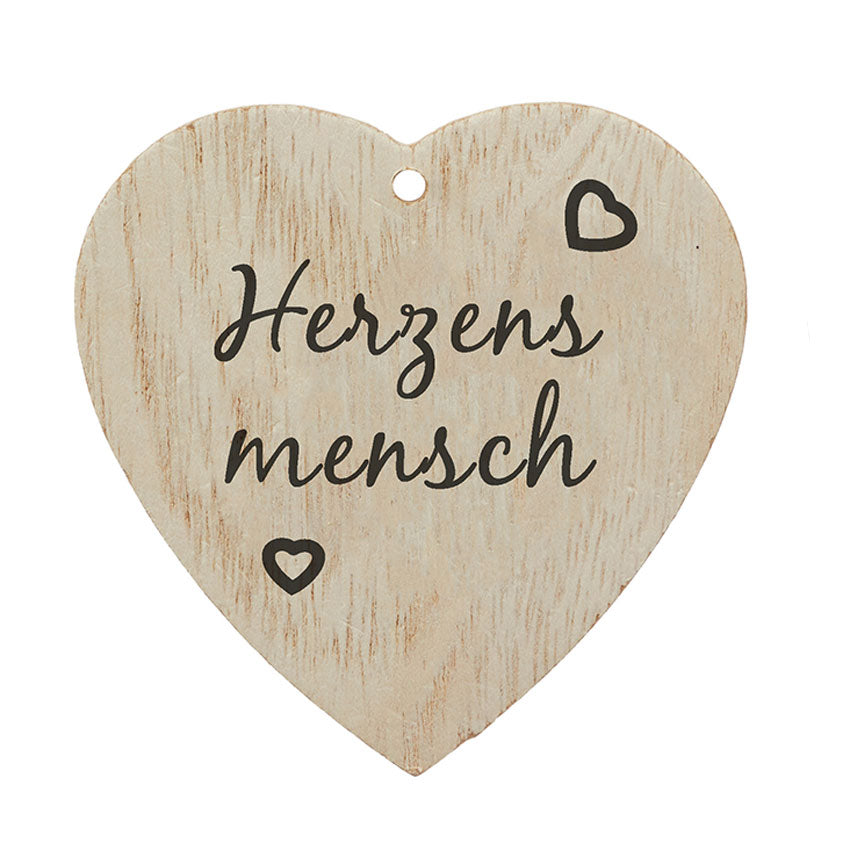 kleiner Anhänger Holzherz