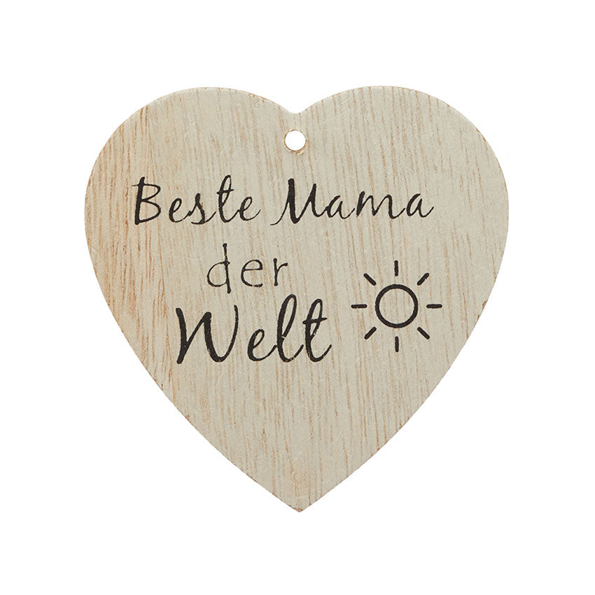 kleiner Anhänger Holzherz