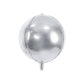 Folienballon Kugel silber