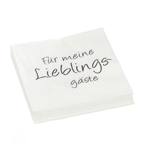 Servietten Lieblingsgäste