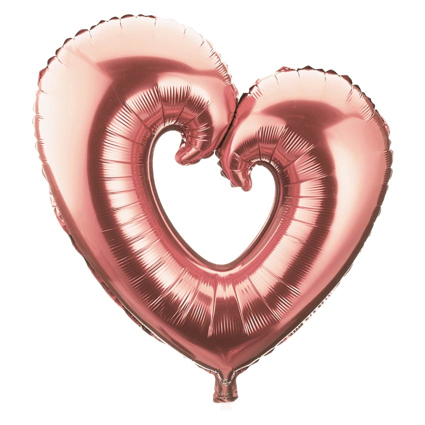 Folienballon offenes Herz