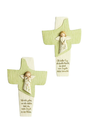 Wandkreuz mit Schutzengel