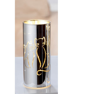 Deko Glas mit LED Beleuchtung