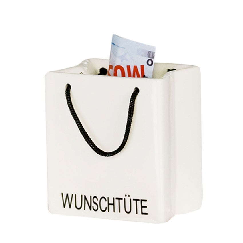 Spardose Wunschtüte