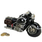Spardose Motorrad schwarz