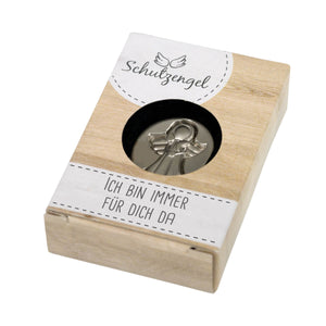 Kleine Schutzengel - Medaille 2cm "Ich bin immer für dich da!"