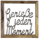 Wanddeko Schriftzug Holz