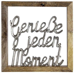 Wanddeko Schriftzug Holz
