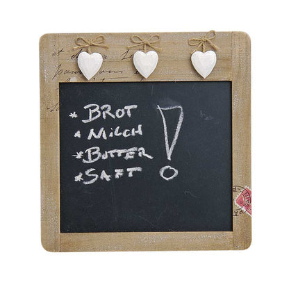 kleine Kreidetafel zum Aufhängen mit individueller Gravur