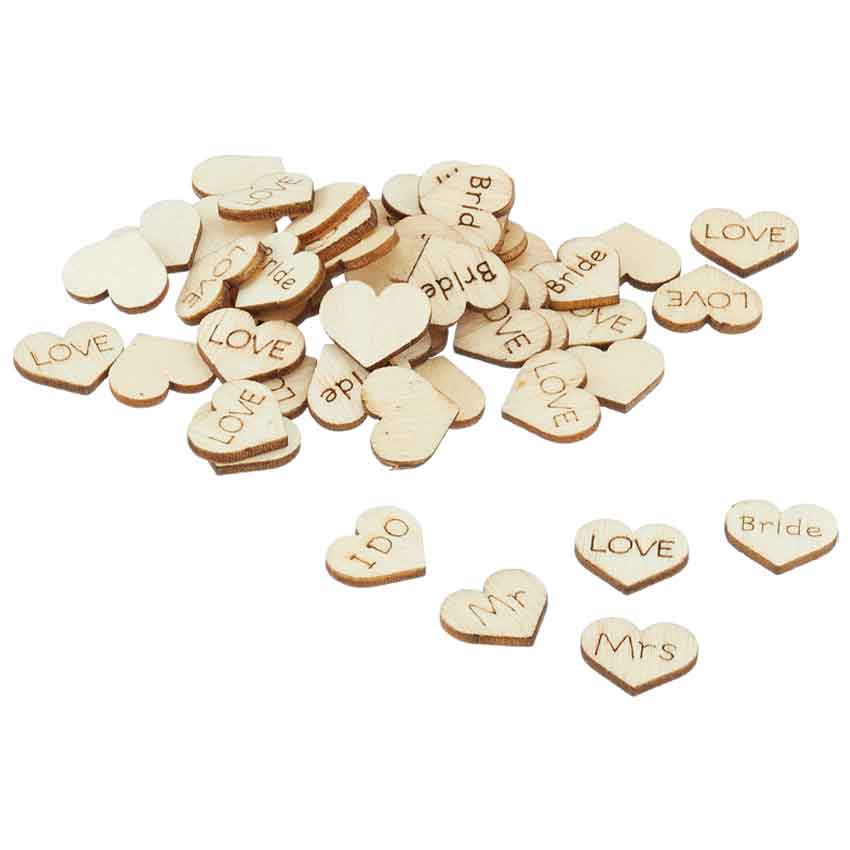 Tischdeko Hochzeit Holz