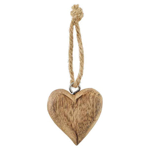 Holzherz Anhänger