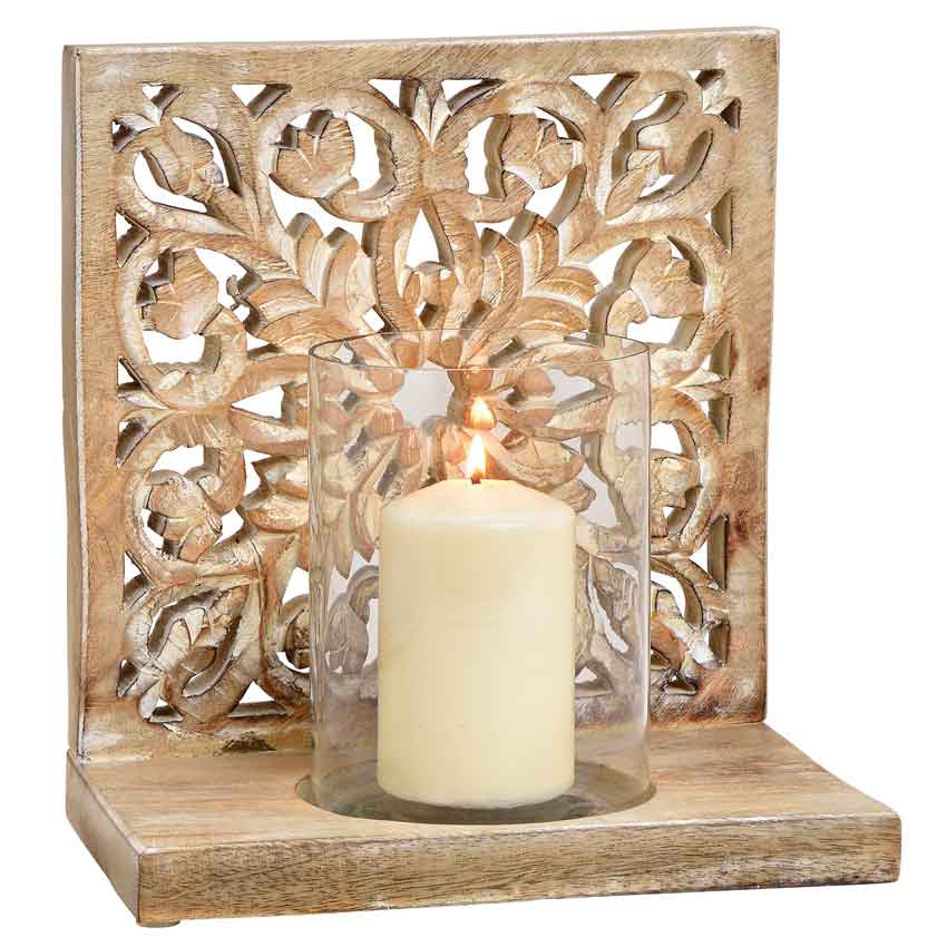 Holz Kerzenhalter