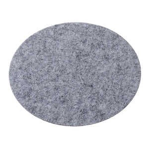 Filz Untersetzer rund 30cm hellgrau
