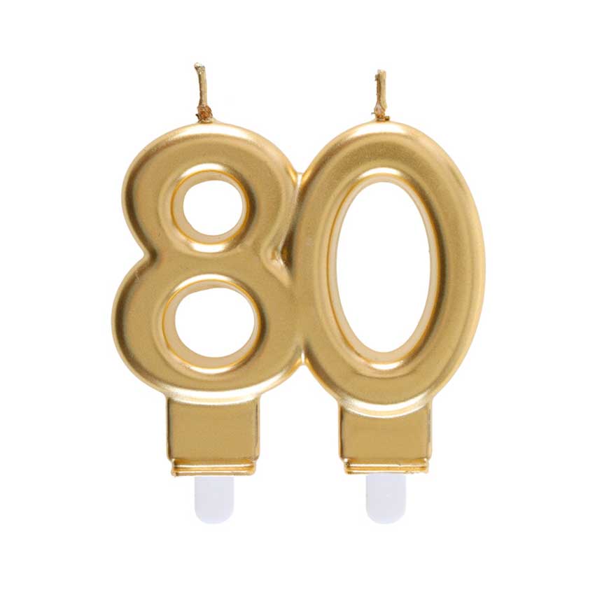 Kerzen 80 Geburtstag