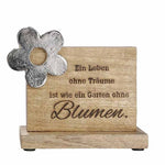 Ein Leben ohne Träume ist wie ein Garten ohne Blumen