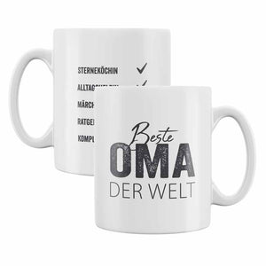 Tasse "Beste Oma der Welt" 9,5 cm