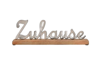 zuhause schriftzug