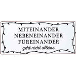 miteinander füreinander