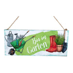 Im Garten Schild